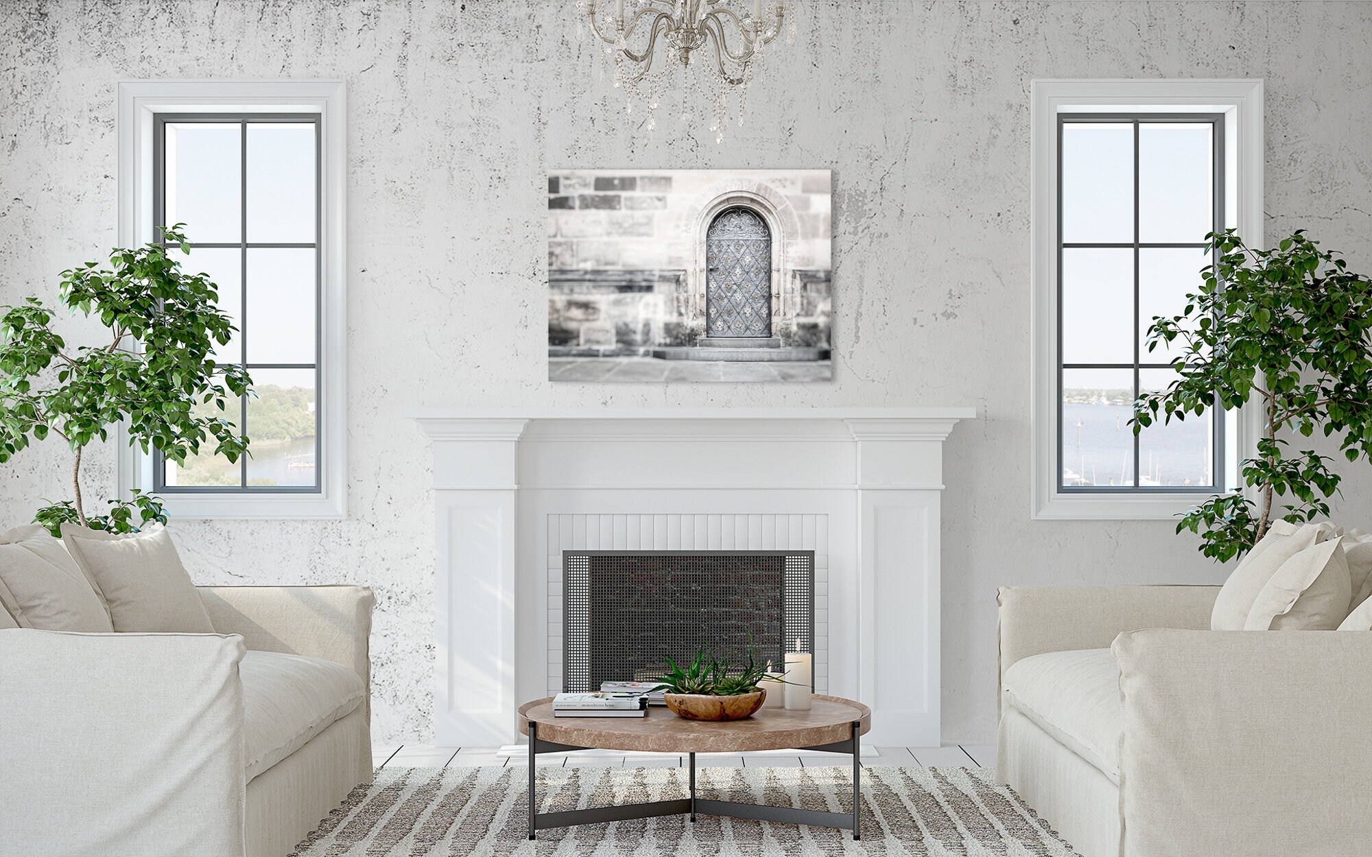 Greige Foyer Wall Art Print or Canvas Art Prague Print Gray Etsy