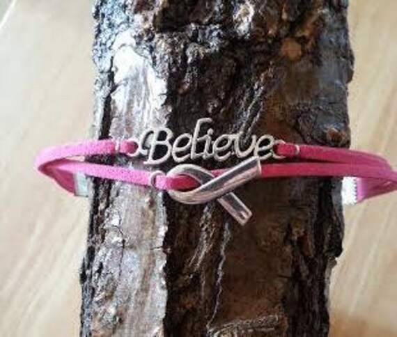 Breast cancer anklet discount