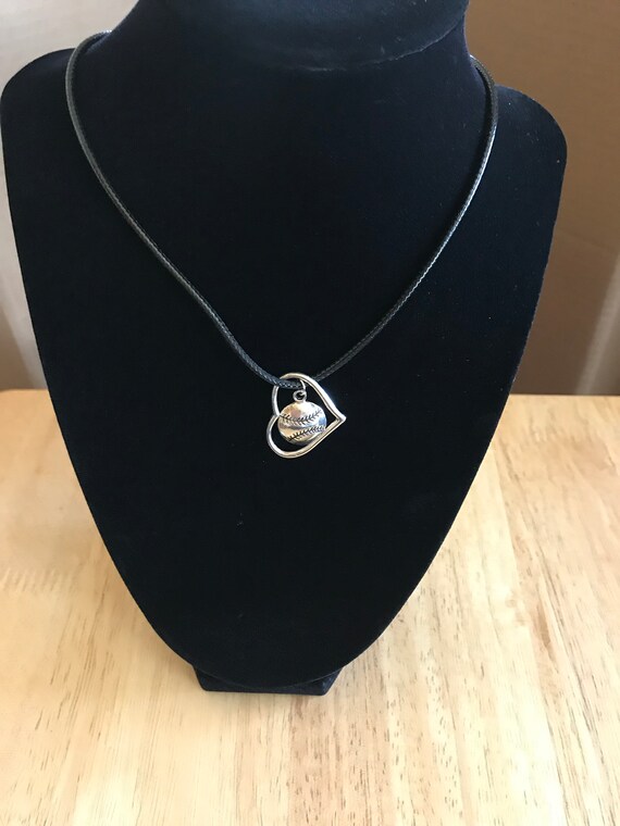 etsy baseball necklace