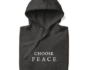Unisex Choose PEACE Cotton Hoodie