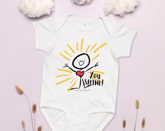 White Onesie "You Shine!"