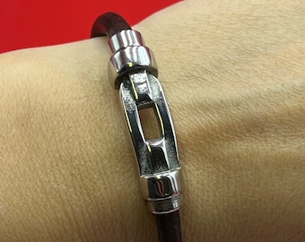 RC0215>>304 stainless steel clasp for 5mm round cord, 5mm cord clasp, 5mm round cord clasp qty1