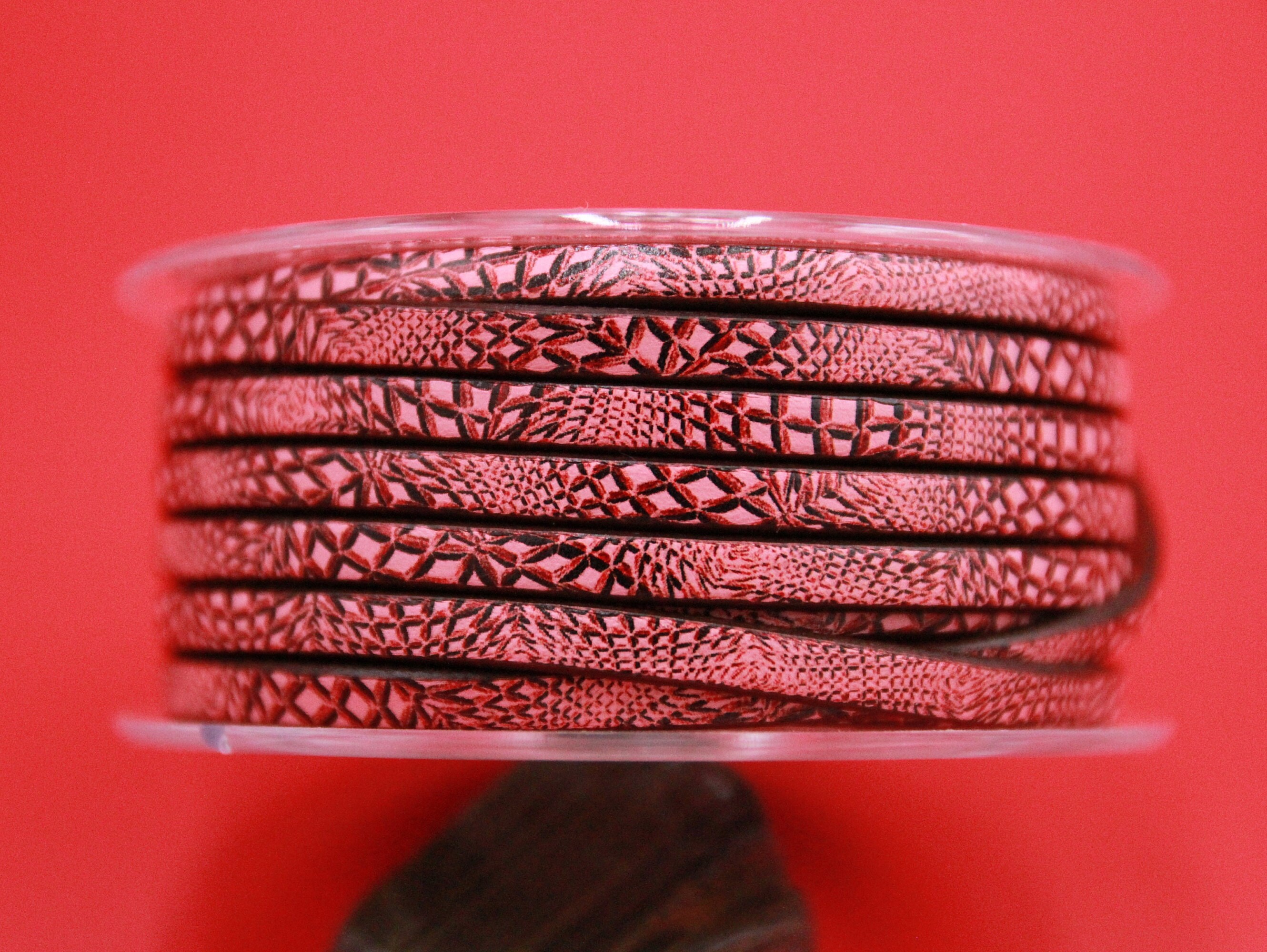 MADE in EUROPE 24'' Multi Color Leather Cord, 5mm Flat Leather Cord ...