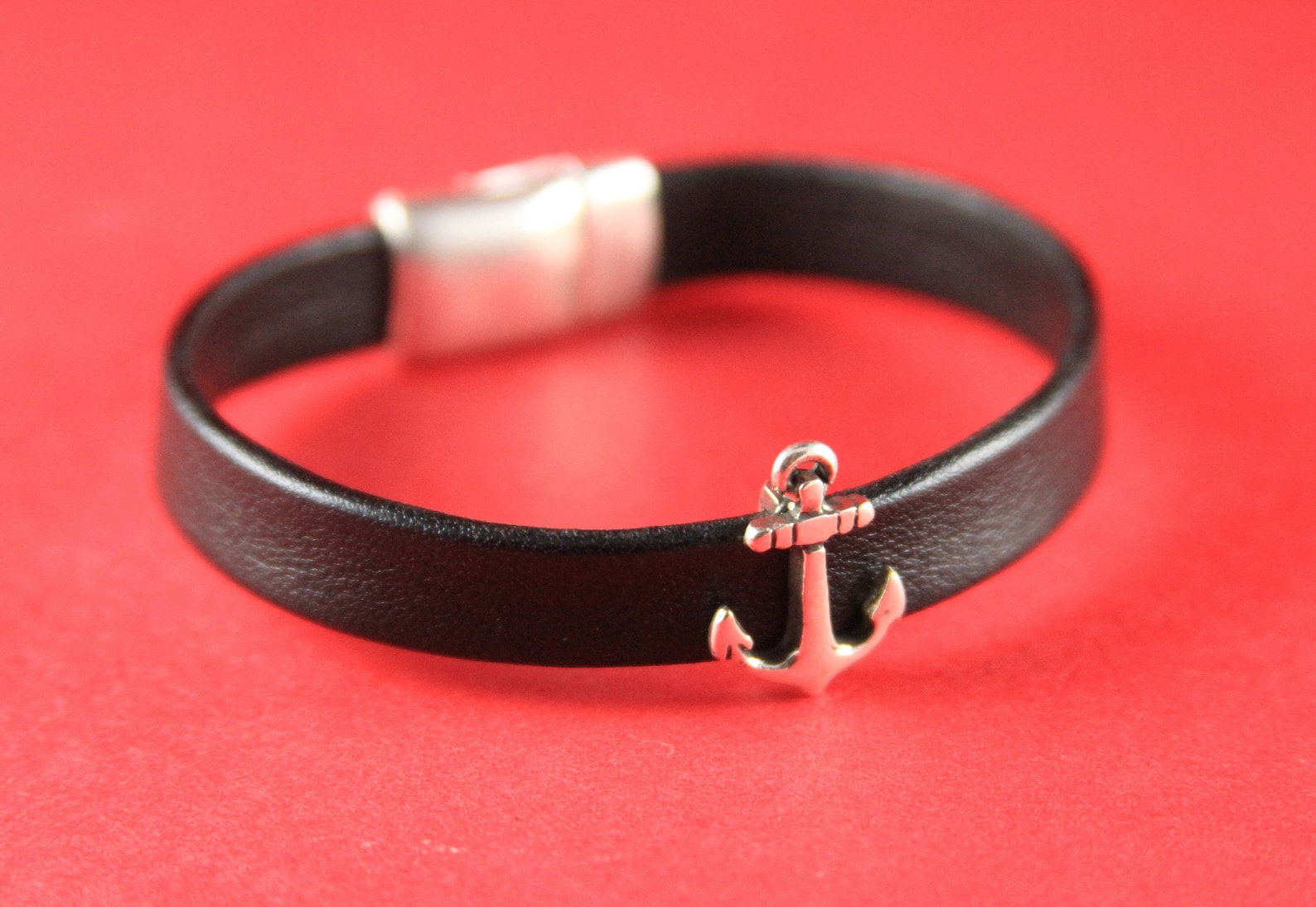 Fs0258>>made in EUROPE 2 Zamak Anchor Sliders, 10mm Flat Cord Slider ...
