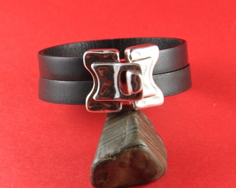 FC0003>>MADE in EUROPE large zamak hook clasp, 20mm flat zamak clasp, 20mm hammered hook clasp (5408/20) Qty1