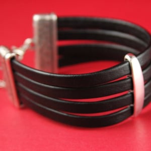 FS0579>> MADE in EUROPE 2 strand separators, bracelet component, bracelet finding, 4 strands separator, (9092) QTY2 image 3