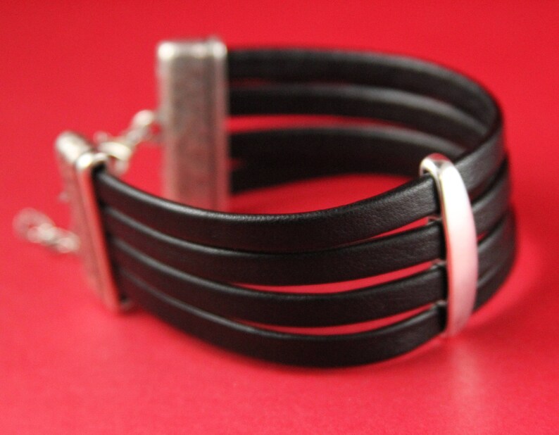 FS0579>> MADE in EUROPE 2 strand separators, bracelet component, bracelet finding, 4 strands separator, (9092) QTY2 image 3
