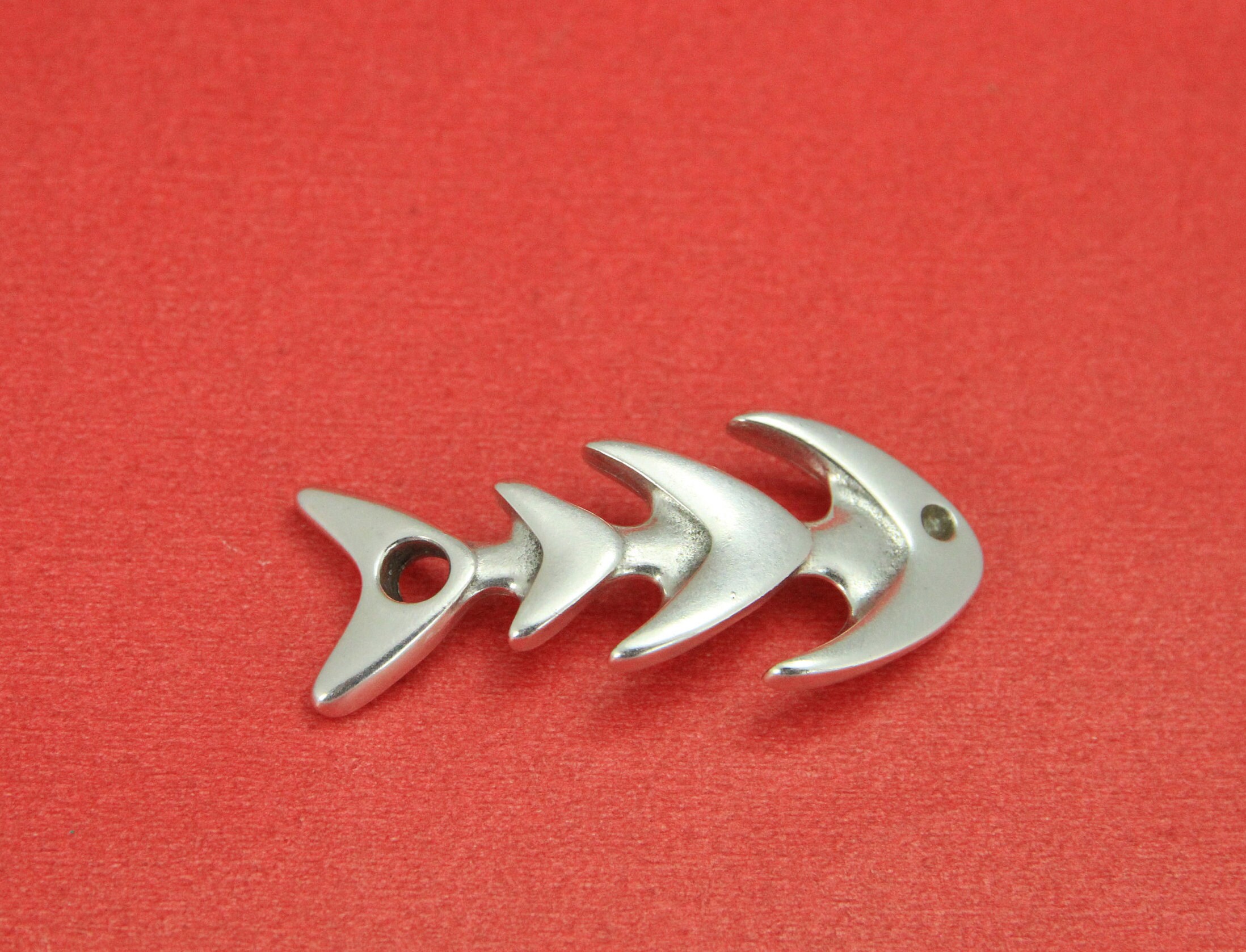 Rc0162made in EUROPE Zamak Fish Hook Clasp Silver Etsy