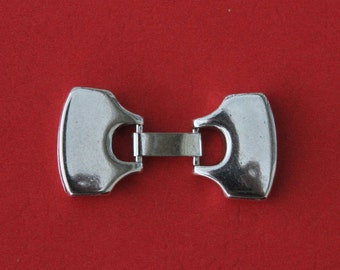 FC0222>>MADE in EUROPE zamak flat cord clasp, shiny snap clasp, 20mm flat cord clasp(ABLZ59S) qty1