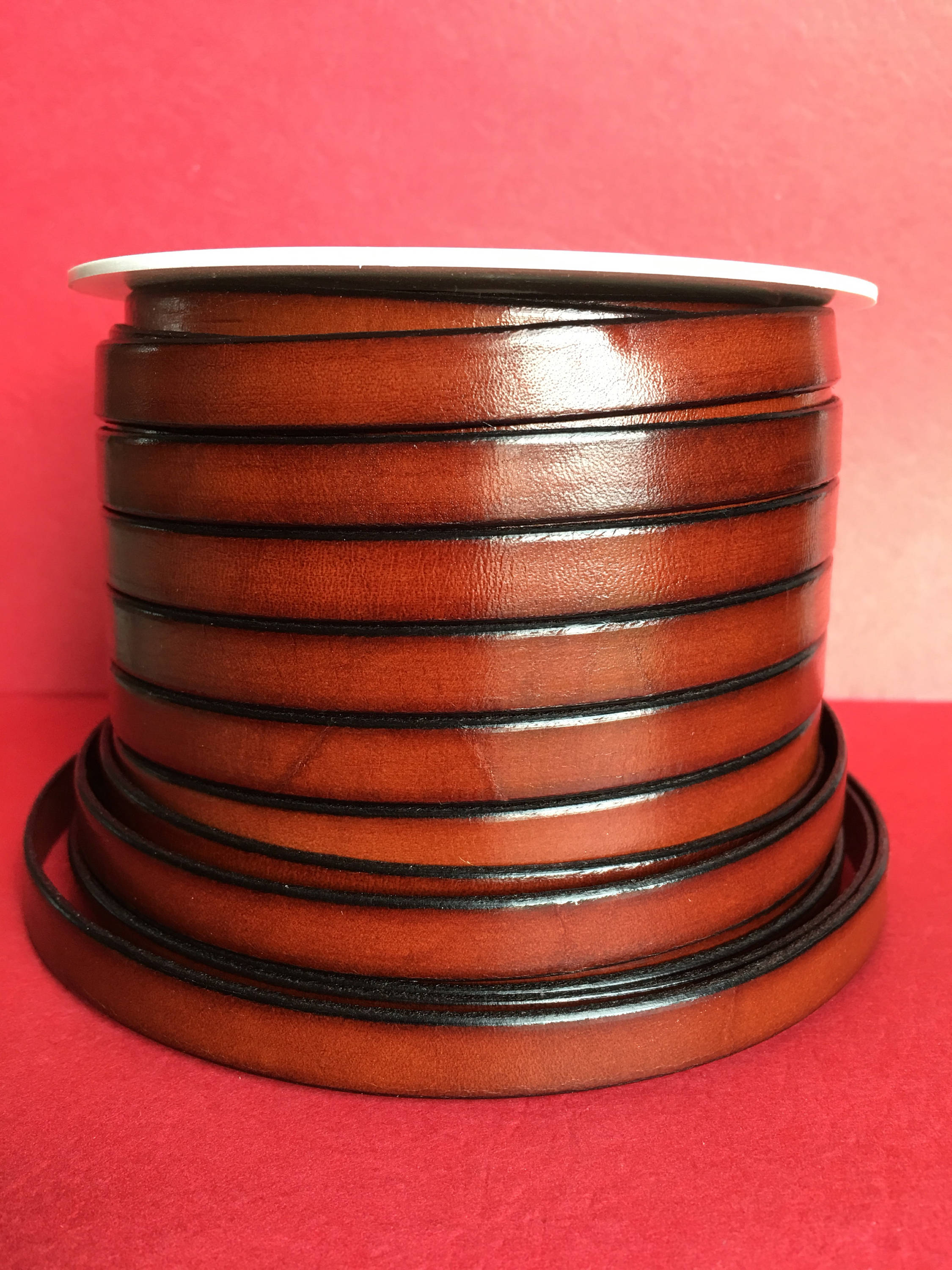 MADE in EUROPE 24 flat leather cord 10mm leather cord Etsy