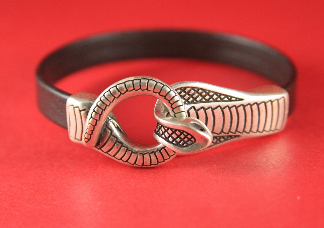 Fc0005>> MADE in EUROPE Zamak Snake Hook Clasp, Silver Hook Clasp, Flat ...