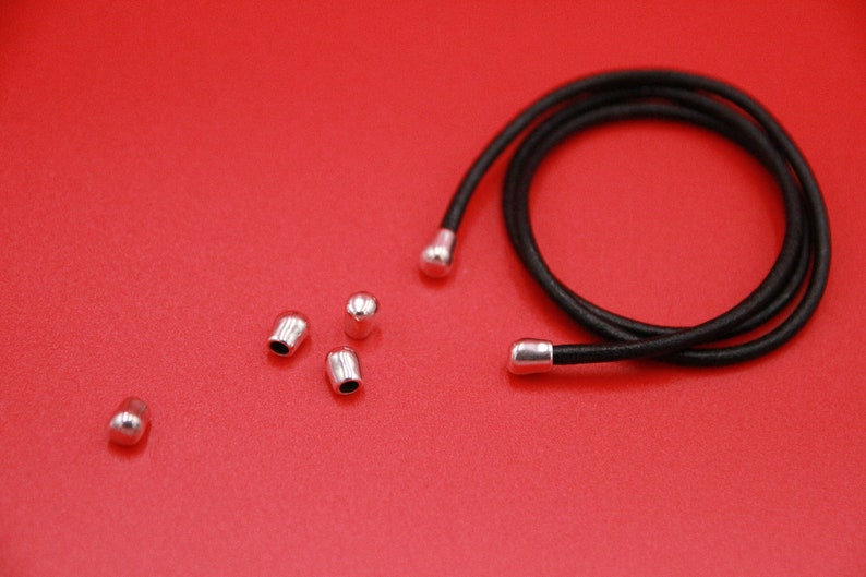 6/4 MADE in EUROPE 2.5mm Cord End Caps 2.5mm Round Cord End Etsy