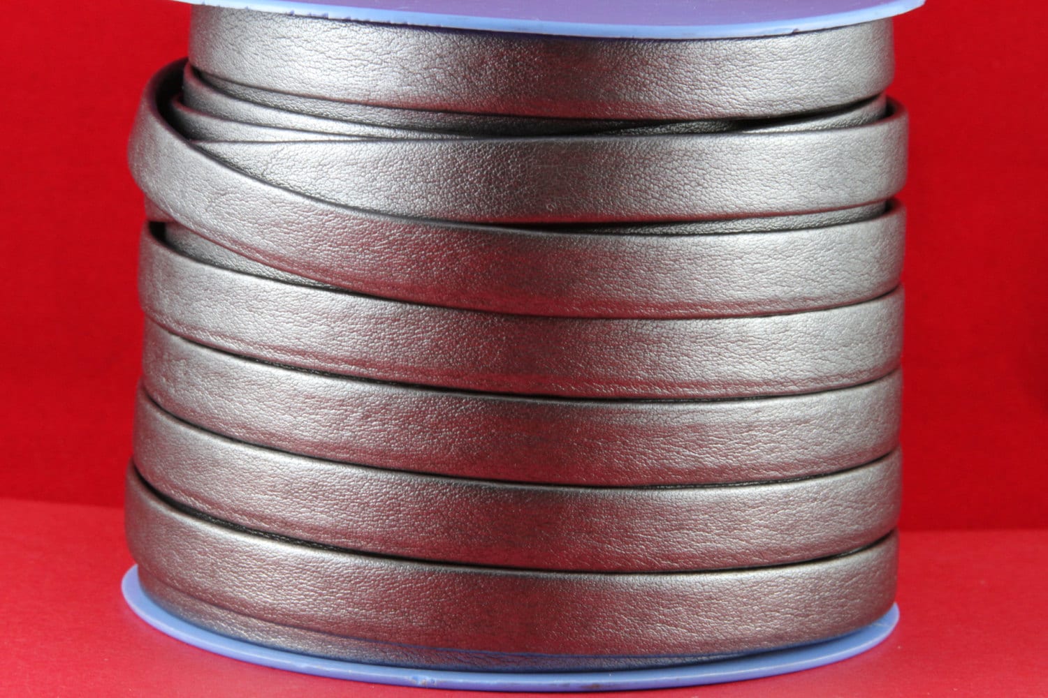 MADE in EUROPE 24 flat leather cord 10mm folded leather Etsy