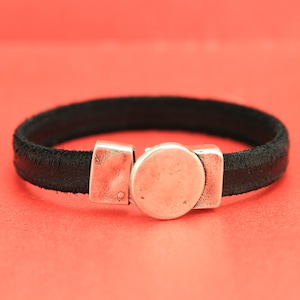 FC0314&gt;&gt;MADE in EUROPE zamak hook clasp, 10mm flat cord clasp (CL0002) Qty1