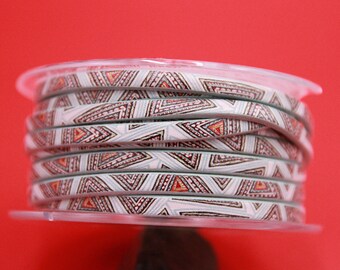 MADE in EUROPE 24'' multi color leather cord, 5mm flat leather cord, 5mm flat leather cord
