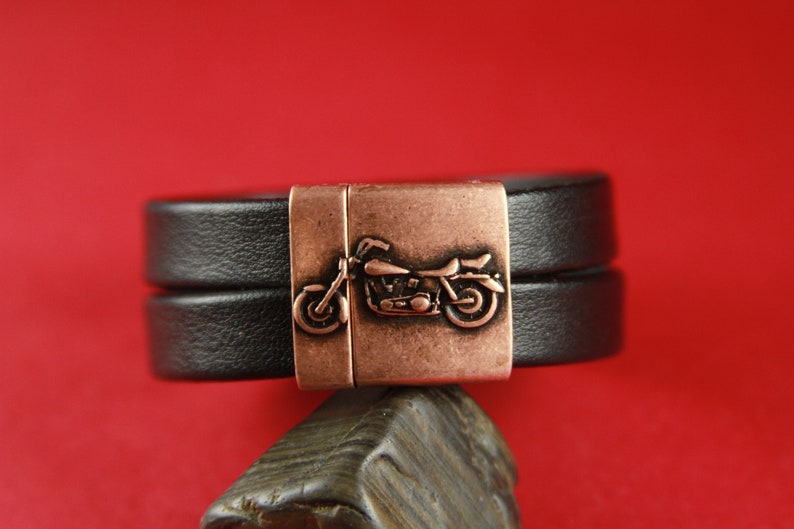 20mm flat cord clasp Qty1 TM20X3MT FC006869MADE in EUROPE zamak magnetic clasp motorcycle magnetic clasp
