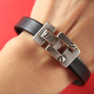 FC0166&gt;&gt;MADE in EUROPE zamak hook clasp, 13mm flat zamak clasp, 13mm toggle hook clasp (77924/13) Qty1