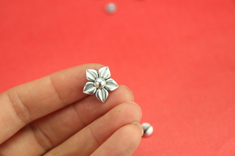 12/5 MADE in EUROPE 2 Flower Screw Sets Jasmin Flower Screw Etsy