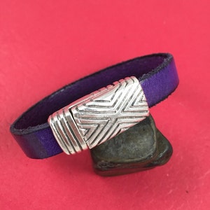 FC0223&gt;&gt;MADE IN EUROPE zamak clasp for 10mm flat leather cord, 10mm clasp for 10mm flat cord Qty1