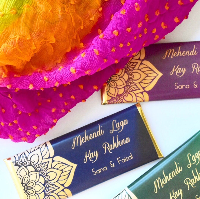Indian Wedding Favor Colorful Mehndi Favors Dholki Mehendi Etsy