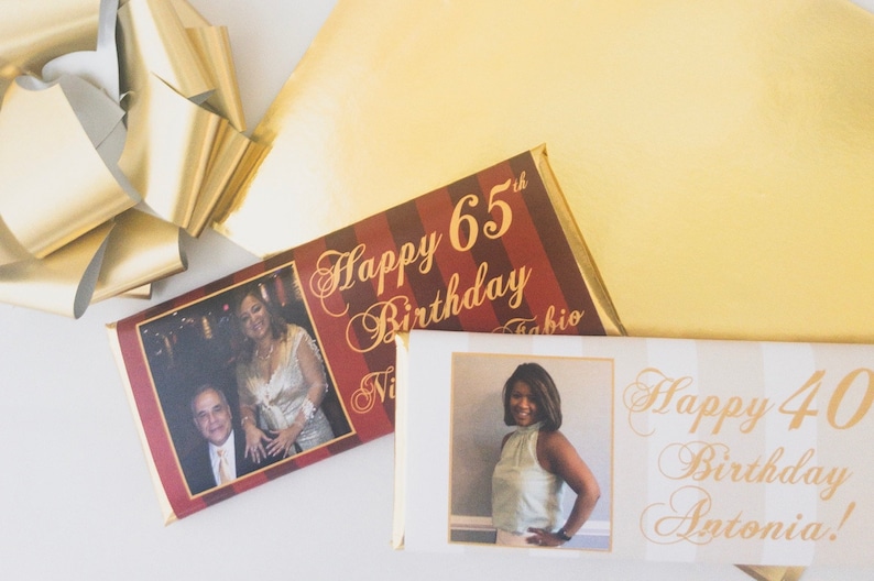 50th birthday favors, 50th birthday party, red and gold party, white and gold party, 40th birthday photo favors, 50 and fabulous image 1