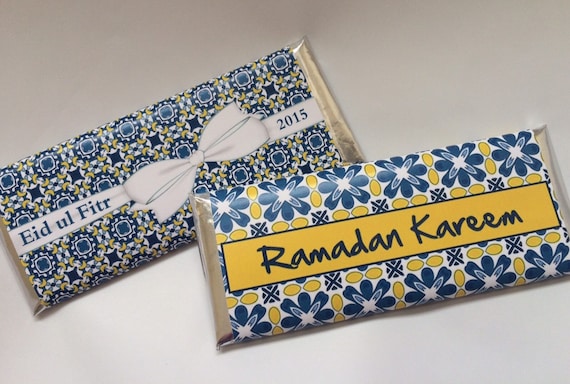 Blue and white party favor, Ramadan party favor, Eid party favor, Ramadan candy, Eid chocolate, Ramadan gift, Moroccan party favors