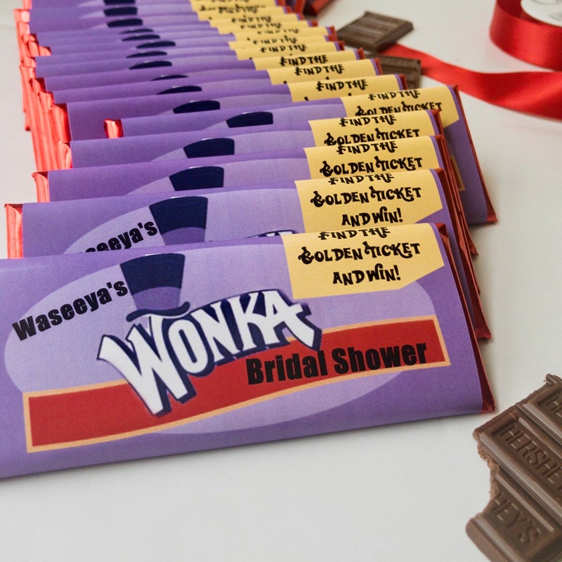 Wonkas Bar Wrapper - Etsy