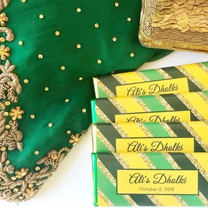 Mehndi favors, dholki, Mehendi night, Pakistani wedding, Indian wedding favor, Muslim wedding, sangeet, personalized wedding favors, 24 ct.