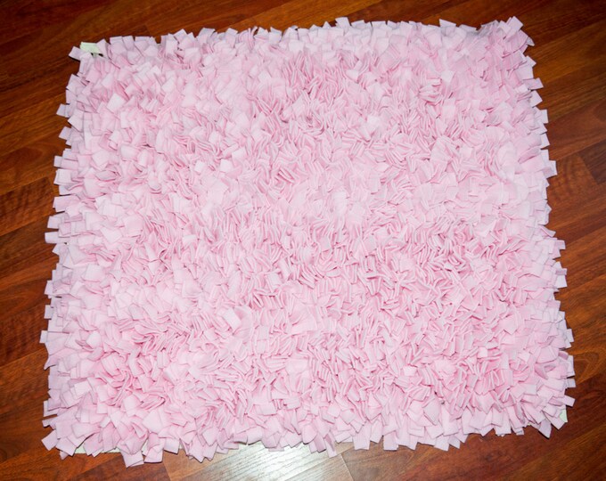 PINK RAG RUG, Rag Rug, Photo Prop, Nursery Rug, Super Soft Newborn