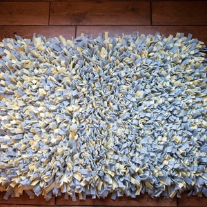 GRAY AND YELLOW Rag Rug,photo Prop,super Soft Newborn Nursery Rug,baby ...