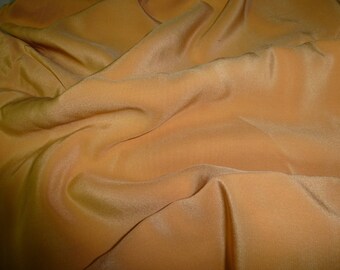 NO. 93-TISSUE SILK EFFECT VISCOSE SATIN - YELLOW PEACH