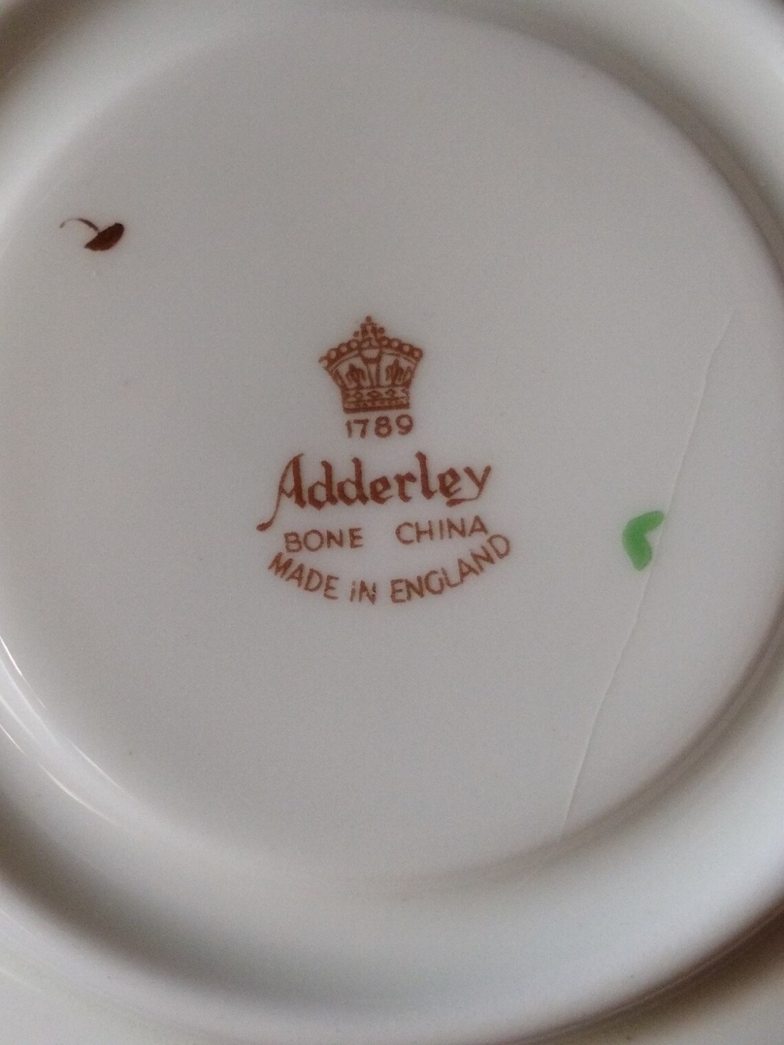 1789 Adderley Scalloped English Bone China Made in England Etsy UK