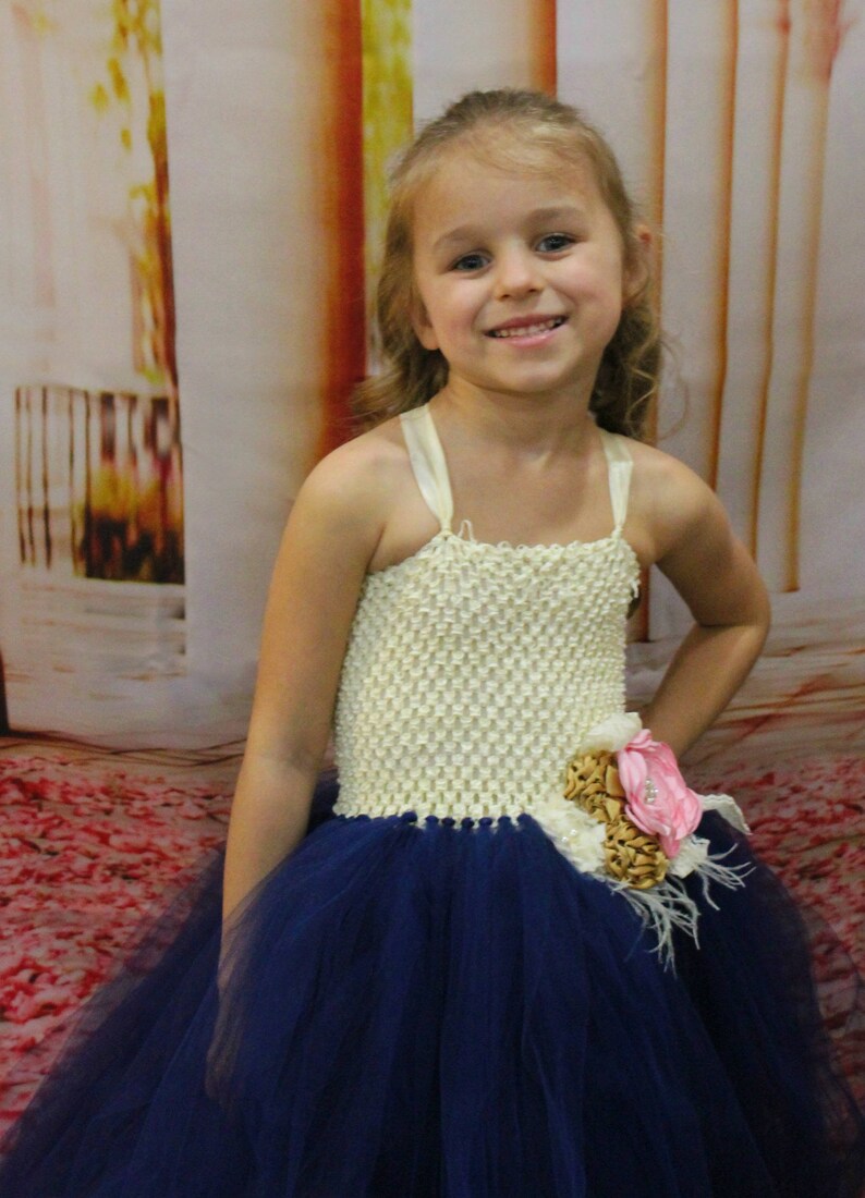 ivory tutu flower girl dresses