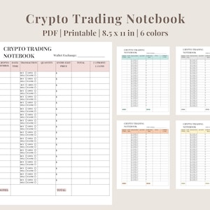 Crypto Tracker | Trading Notebook | Investment Tracker