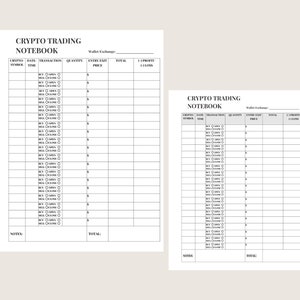 Crypto Tracker | Trading Notebook | Investment Tracker image 2