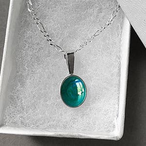 PET CREMATION ASHES Oval Pendant Tiny Oval 925 Sterling Silver Pet Memorial Necklace Pet Bereavement Keepsake Jewelry Pet Cremation Pendant