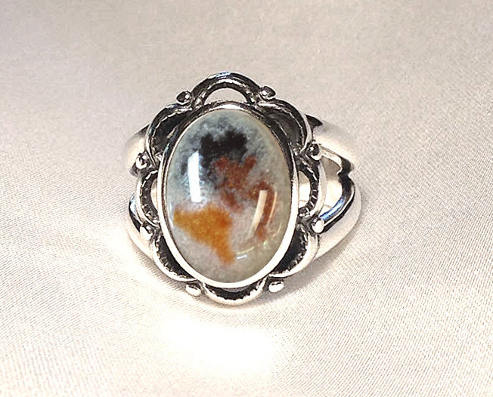 PET CREMATION ASHES Ring 925 Sterling Silver Pet Loss Etsy
