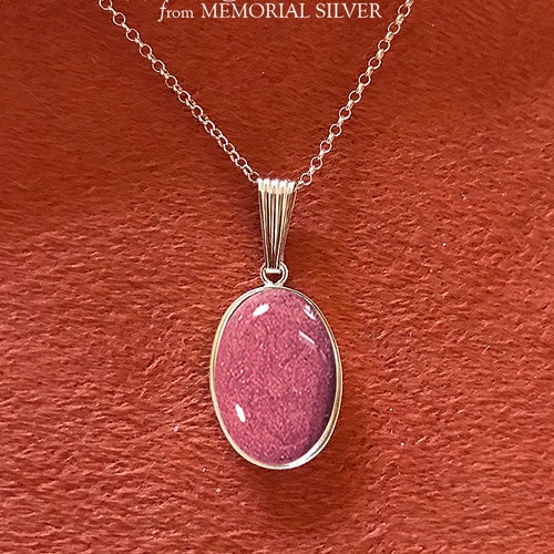 14K GOLD PET FILLED Cremation Ashes Necklace Pet shops Loss Jewelry Oval Ashes Pendant Dog Memorial Cat Bereavement Pet Cremation Ashes Pendant