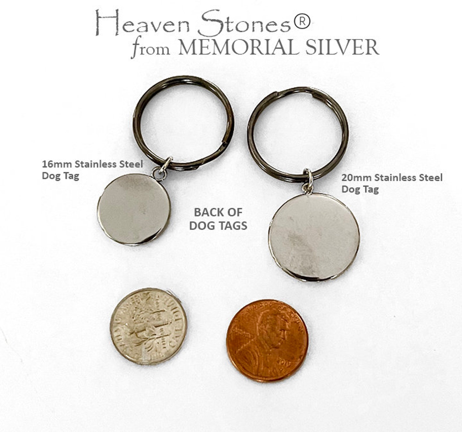 DOG COLLAR MEMORIAL Tag Memorial Ashes Stainless Steel Etsy