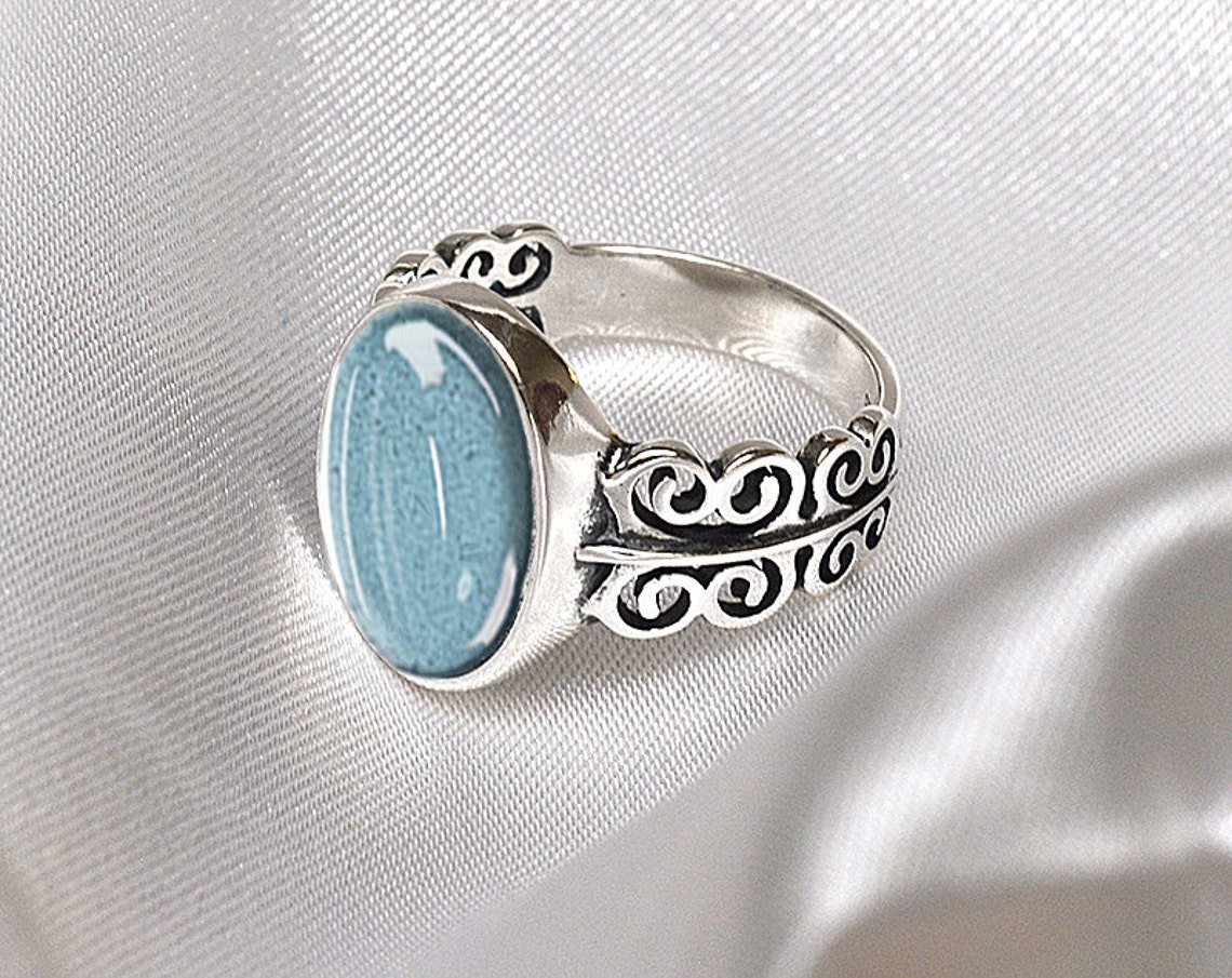 PET CREMATION ASHES Ring Filligree Ring 925 Sterling Silver Etsy