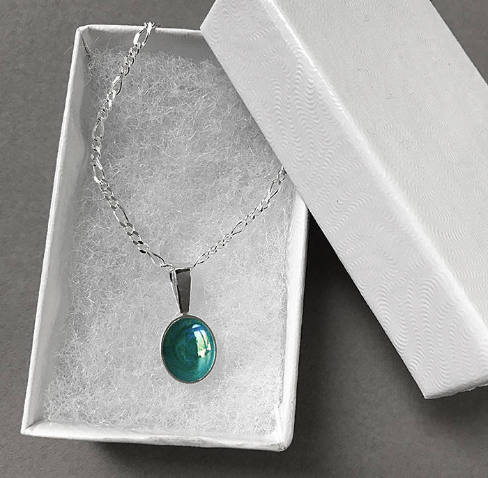 PET CREMATION ASHES Oval Pendant Tiny Oval 925 Sterling Silver Pet Memorial Necklace Pet Bereavement Keepsake Jewelry Pet Cremation Pendant