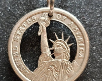 Presidential Dollar Pendant (Statue of Liberty)
