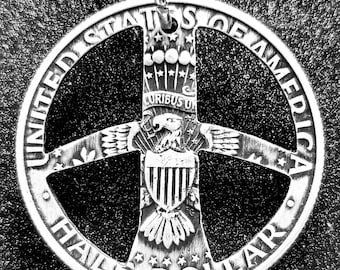 XP Deus Coil Silver Half Dollar Pendant