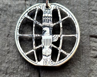 Minelab Manticore M11 coil half dollar pendant