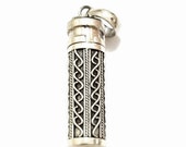 CELUK Bali Design Silver Prayer Pill Box Urn Locket Pendant