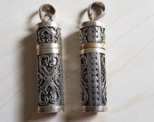 DAMAY Bali Design Silver Prayer Pill Box