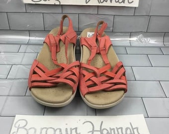 cute orange sandals
