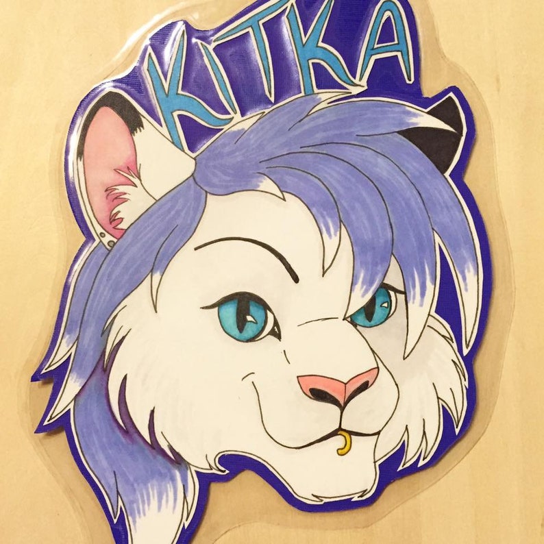 Furry/character Badges - Etsy