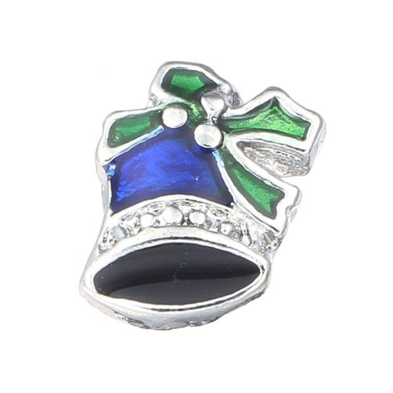 Christmas Nutcracker Floating Charm Set 9 x 4mm Czech Crystal