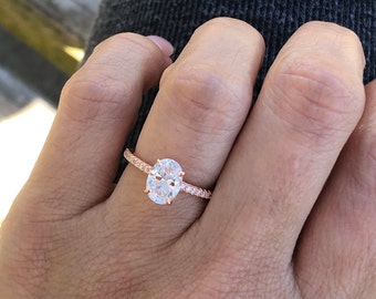 Signet Ring RNG-14 Oval Rings Whosale Rings, Rings For Women 17x18mm Rose Gold Plated Adjustable Ring Almond Ring